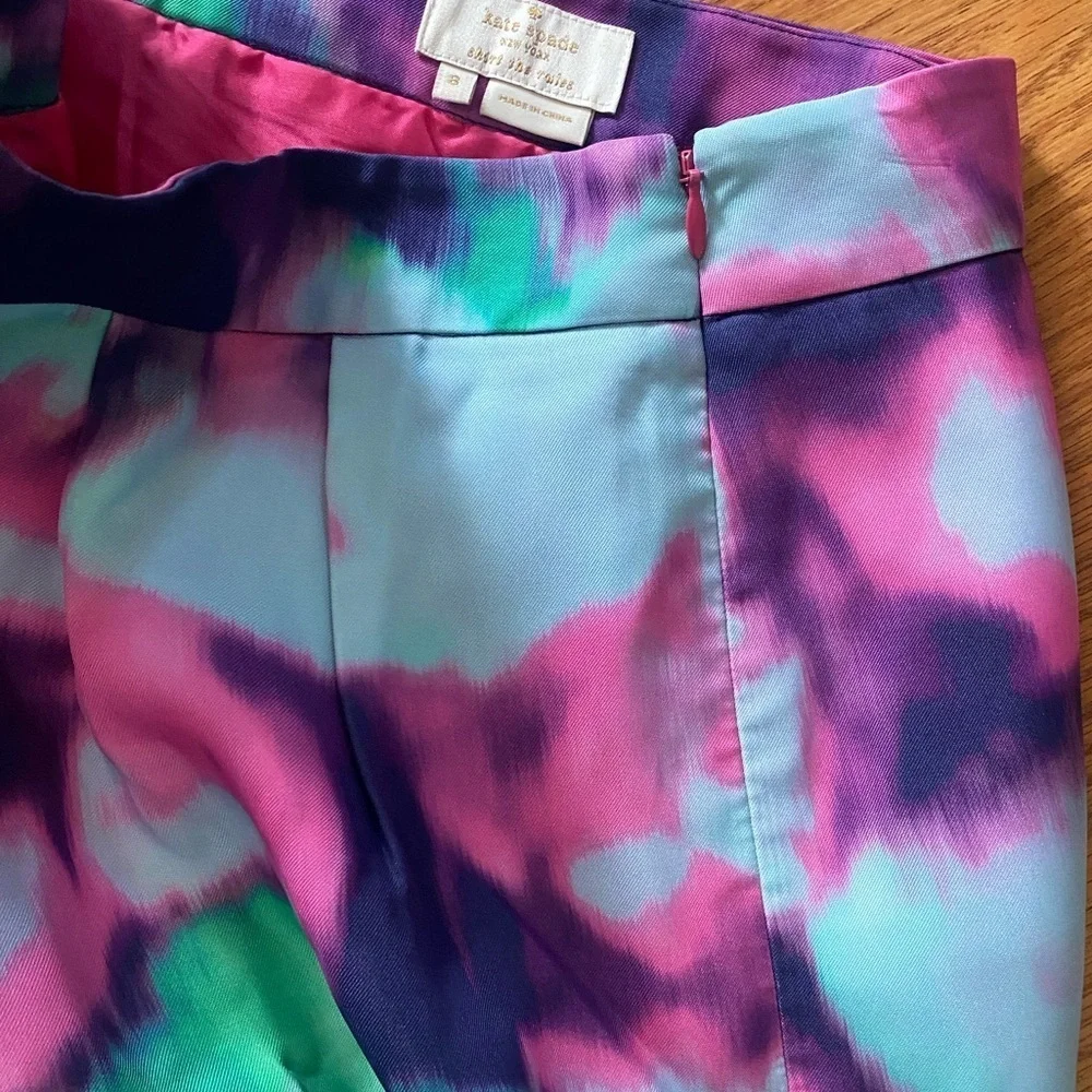 Kate Spade Barry Abstract Water color Skirt